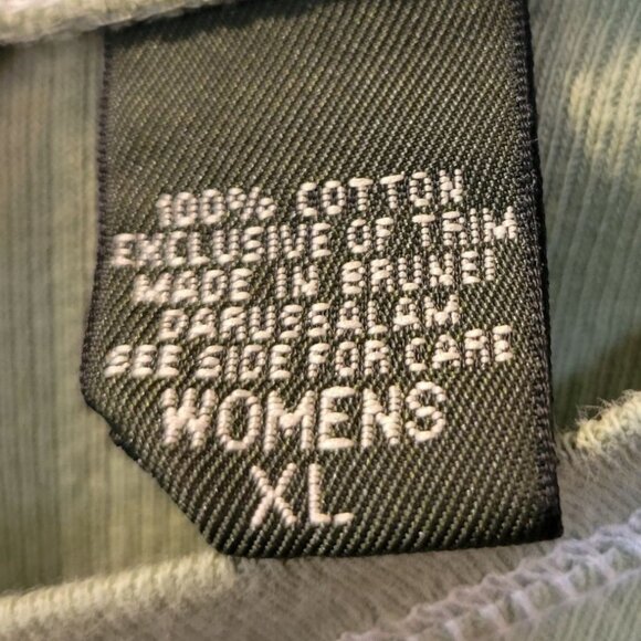 Eddie Bauer Sz XL Women's LS 1/4 Snap Pullover Thermal Under Shirt Blouse - Picture 5 of 8